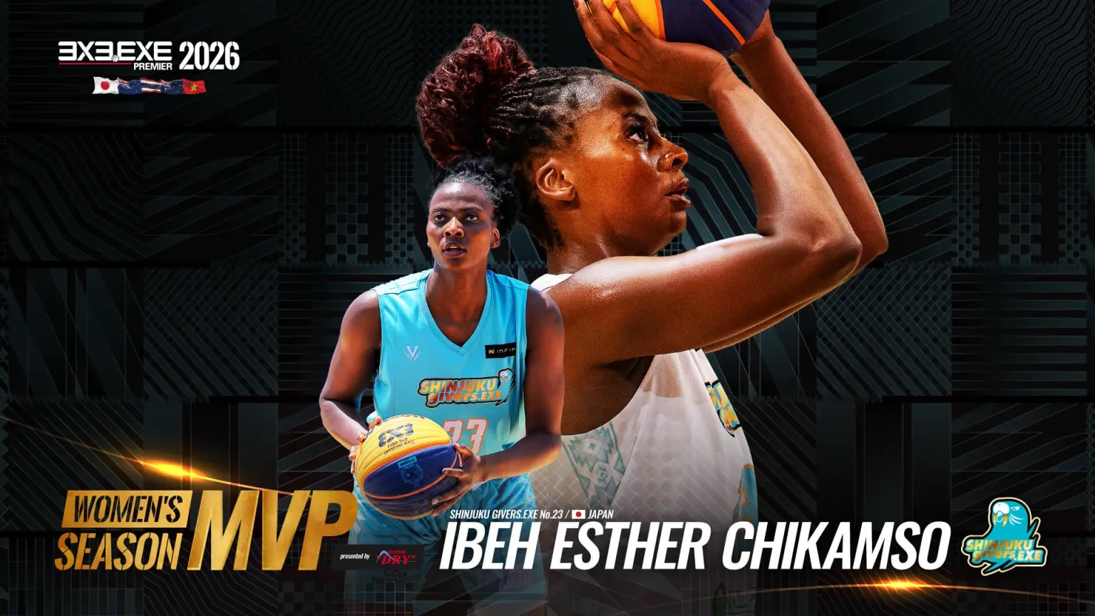 Ibeh Esther Chikamso選手の2026 WOMEN’S SEASON MVP受賞ビジュアル